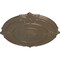 Ekena Millwork Attica Ceiling Medallion (Fits Canopies up to 3 3/4"), Hand-Painted Warm Silver, 39 1/2"OD x 2 1/2"P CM39ATWSS - alternate 3